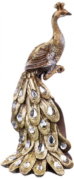 ФИГУРКА ПАВЛИН 11*13*25 СМ. СЕРИЯ МАХАРАДЖИ - Lefard фото 3