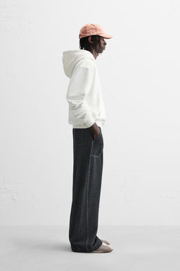 JOGGER TROUSERS WITH CONTRAST TOPSTITCHING - Zara фото 4