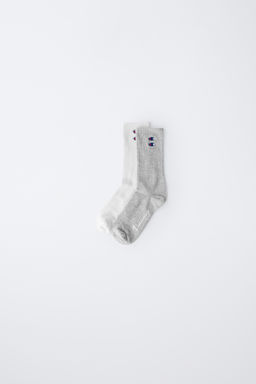 2-PACK OF CHAMPION ® X ZARA LOGO EMBROIDERED SOCKS