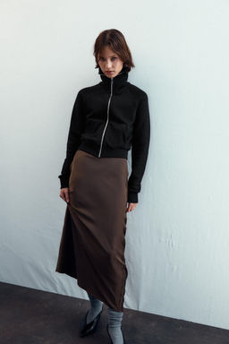 SATIN MIDI SKIRT - Zara фото 3