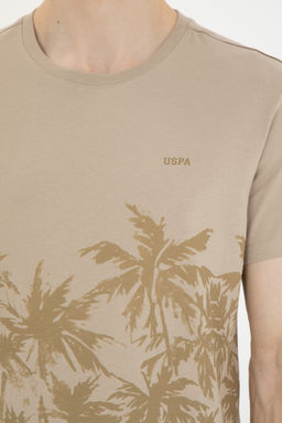 Футболка U.S. Polo Assn светло-хаки хлопок  фото 21