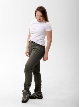 Брюки женские джоггеры Caribou В252 Olive (милитари)