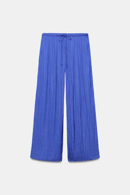 PANTAL?N FLUIDO PALAZZO / Azul el?ctrico