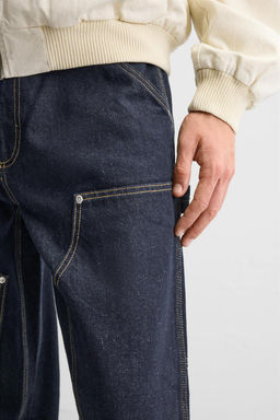 JEANS WITH CARPENTER POCKET - Zara фото 4