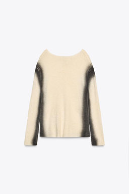 FADE PRINT KNIT SWEATER - Zara фото 7