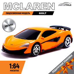 Машина металлическая McLaren 600LT, 1:64, цвет оранжевый - Автоград фото 5