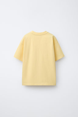 CAMISETA HEAVY WEIGHT TEXTO / Amarillo - Zara фото 2