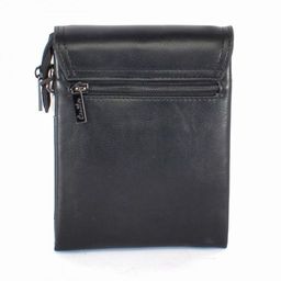 Cумка муж искусственная кожа Cantlor-L 3017S-5, 3отд, 1внеш.+3внут, карм, плечевой ремень, черный 242304  фото 2