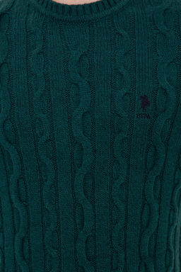 Мужской зеленый свитер Неожиданная скидка в корзине - U.s. polo assn фото 6