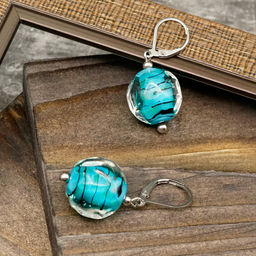 Серьги из муранского стекла MELODY COLOR LS2934 - Vloes фото 2