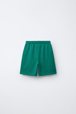CONJUNTO CAMISETA Y BERMUDA INTERLOCK / Verde - Zara фото 5
