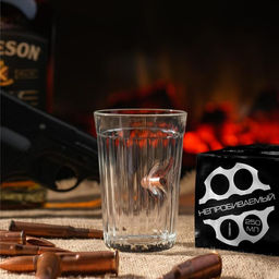 Стакан гранёный непробиваемый Характер, 250 мл