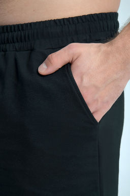 Арт. 63608 Комплект с шортами мужской 48-56 (5 шт) Цвет:верх-черный,низ-черный - Идеал фото 7