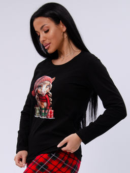 Пижама Рада, трикотаж - Малина фото 12