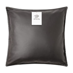 Чехол на подушку Этель кожзам 45*45 см, черный  фото 9