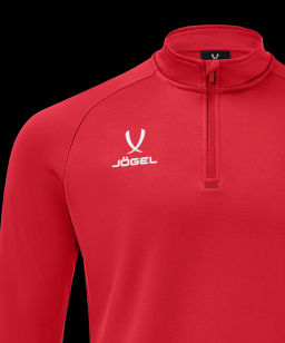 Джемпер тренировочный JOGEL PREMIER PerFormDRY Training 1/4 Zip Fleece Top, красный  фото 4
