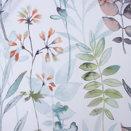 Шторы для кухни Доляна Акварельные листья 145*180- 2 шт, подхваты - 2 шт., 100% п/э  фото 6