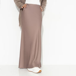 Юбка из шелка, Мыслить иначе (cappuccino) - Charutti фото 4