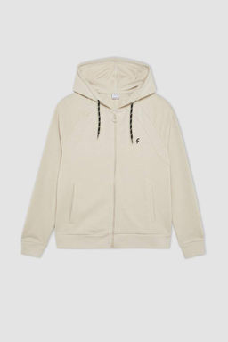 DeFactoFit Толстовка с капюшоном и молнией стандартного кроя фото 9