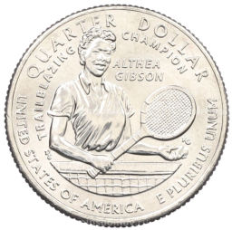 Монета 1/4 доллара (25 центов) 2025 года P США Американские женщины  Алтея Гибсон