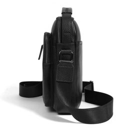 Сумка мужская, кожа, MIRONPAN 33231 Черный