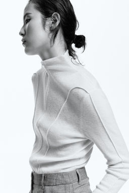 Top en mezcla de cachemira con cremallera - H&m фото 4