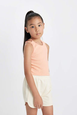 Шорты с принтом для девочек - Defacto фото 3