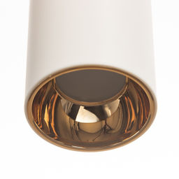 Светильник «Рум» GU10 10 Вт бело-золотой 8×18×14 см