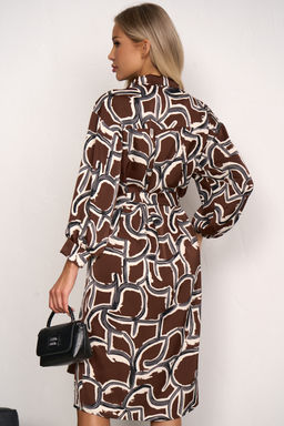 Платье Даная (коричневый) Р11-1235/4 - Николь фото 8