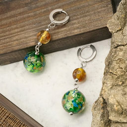 Серьги из муранского стекла MAGIC FOREST LS2059 - Vloes фото 2