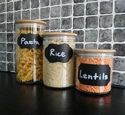 Наклейки для кухни грифельные Ассорти Меловые 8шт. (0970) Лист 10х15 см - Мой органайзер фото 17