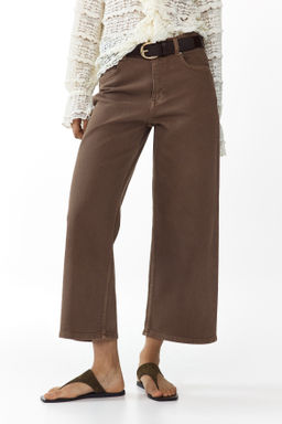 Wide High Waist Ankle Jeans - H&m фото 8