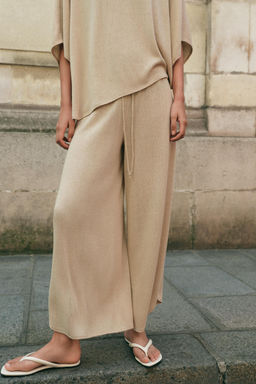 PANTAL?N R?STICO ABERTURAS / Beige claro - Zara фото 3