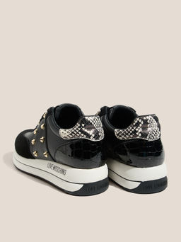 Женские кроссовки LOVE MOSCHINO DAILY RUNNING Артикул 4562823, черный  фото 5