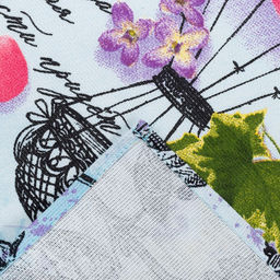 Цена за 2 шт. Полотенце кухонное Доляна Волшебная весна 34х60 см, рогожка, 100% хлопок, 160 гр/м  фото 5