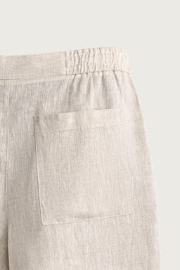 BERMUDA RELAXED FIT 100% LINO / Beige claro - Zara фото 13