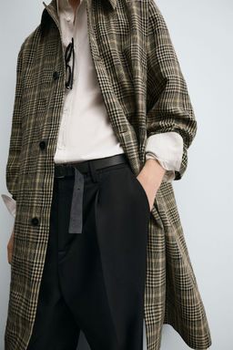 LIMITED EDITION WOOL - LINEN COAT - Zara фото 7