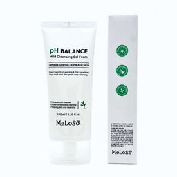 MeLoSo Очищающая пенка для лица с экстрактом камелии и алоэ / pH Balance Mild Cleansing Gel Foam, 130 мл