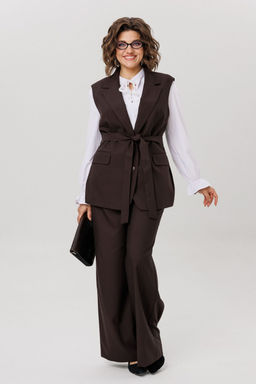 Жилет ANELLI 1502 Блестящий каштан  фото 3