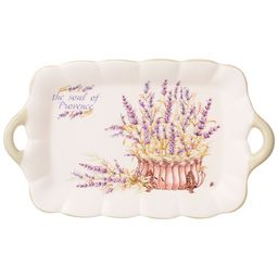 Блюдо "Душа прованса" 23,5*14 см. высота=2,5 см. 358-2036 /АРТИ-М/