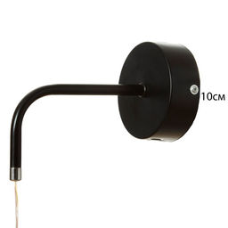 Бра «Ронда» LED 20 Вт 6000К черный 17×77 см