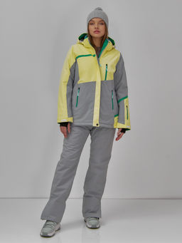 Горнолыжная куртка Chunmai 709J женская желтая утеплитель 380–480 г/м²  фото 10