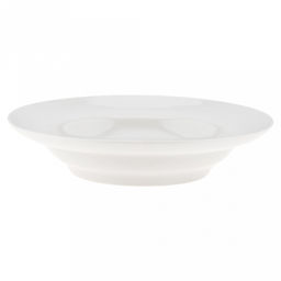 Тарелка глубокая фарфоровая "Лисичка" д200мм, 250мл, h40мм, гладкий край (Россия)