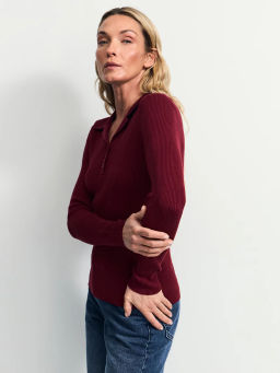 Джемпер из вискозы с отложным воротником / Zarina фото 5