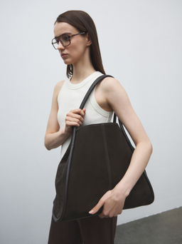 Женский шоппер CALZETTI MABEL Артикул 4673486, шоколадный