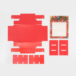 Цена за 5 шт. Коробка под 9 конфет с ячейками Яркий новый год 14,5 х 14,5 х 3,5 см - Дарите счастье фото 7