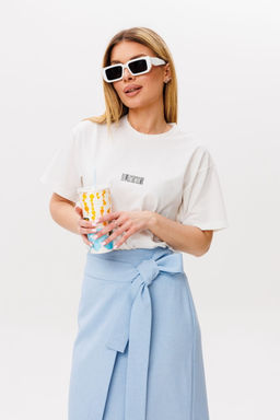 Юбка AmberA 1122 голубой фото 6