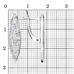 СЕРЬГИ 33610652Д - Красная пресня фото 2
