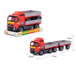 Автомобиль бортовой с прицепом "Volvo" (58270) в сеточке 45*23*27см, Полесье