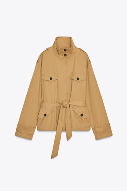 SHORT TRENCH COAT